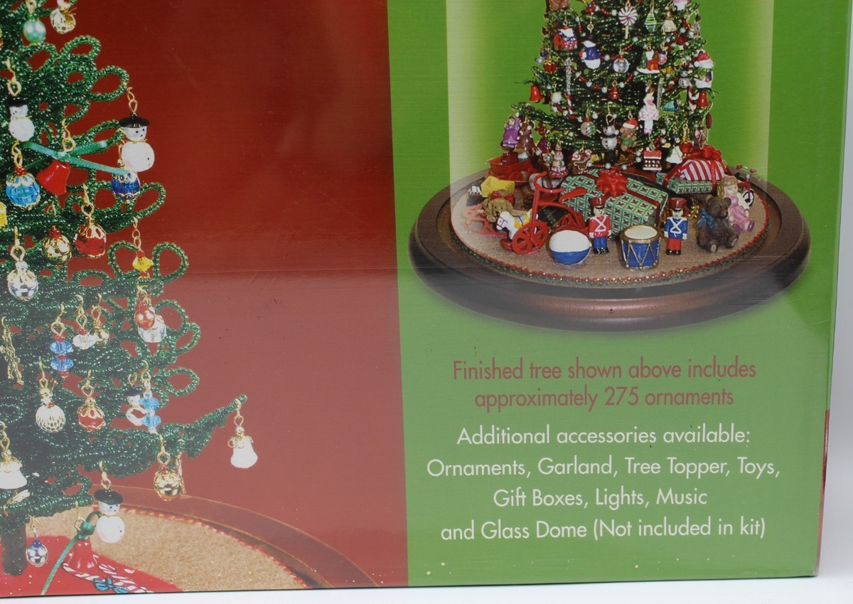 Westrim Preassembled Glass Beaded Mini Christmas Tree Basic