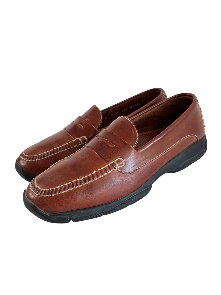 Cole Haan Mens Leather Lug Penny Loafer Size 10.5 Driving Moccasin Gommus Soles Cole Haan Mens Leather Lug Penny Loafer Size 10.5 Driving  main image 4
