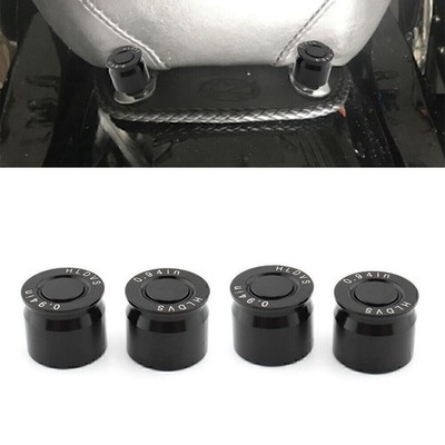 4X Schwarz Solo Montage Nüsse Schrauben Für Harley Road King Breakout Road Glide