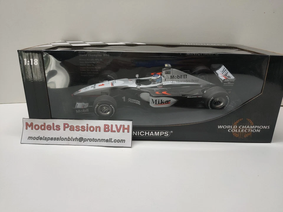 McLaren MP4/14 Hakkinen World Champion 1999 1/18 F1 - Photo 1/4