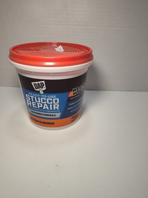 DAP Ready-To-Use Stucco Repair 32 oz (1 qt) Exterior Patch Crack Filler NEW