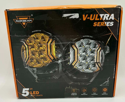 AUXBEAM V-ULTRA 5 Inch 172W LED Side  Amber Pods
