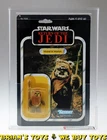 Vintage Kenner Star Wars Carded ROTJ 77 Back-A Wicket W. Warrick Action Figur...