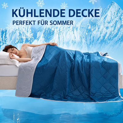 NEU Kühldecke Bambus Sommerdecke Atmungsaktiv Weiche Schlafdecke Kühlend 100%
