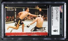 2009 Topps UFC Round 1 Gold Lyoto Machida vs Sam Hoger #59 CGC 9 Mint Rookie RC