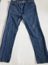 Vintage Levi's Orange Tab Jeans with Talon Zipper, Made in USA Mens Size 36x32