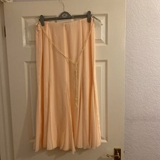 Womens Roman Peach Layers Skirt Size 16-18 NWNT Elasticated Waist