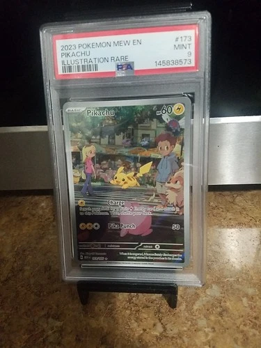 2023 Pokemon Mew En Pikachu Illustration Rare Psa 9