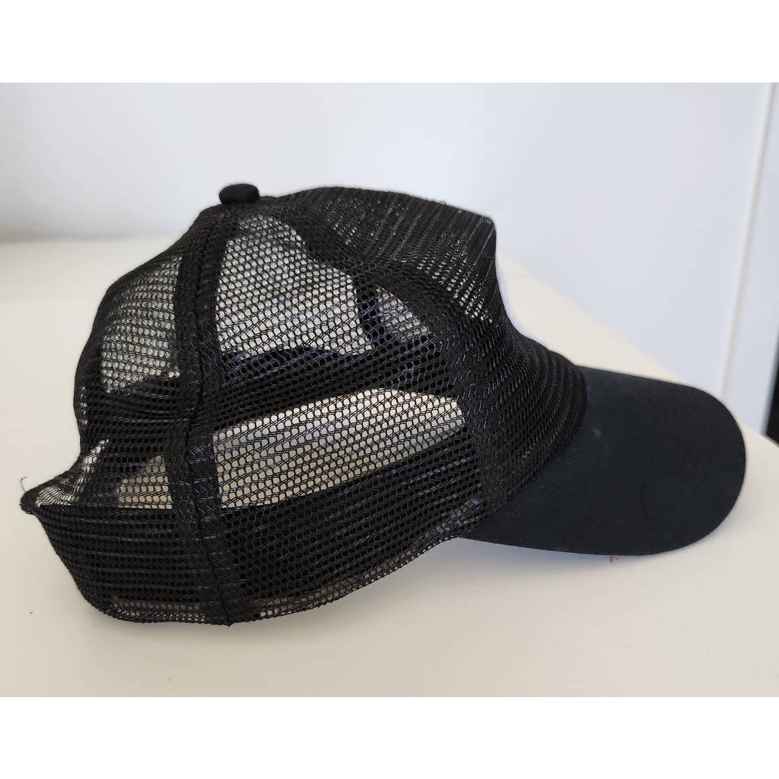 ZYIA Active Patch Black Mesh Baseball Cap Trucker… - image 2