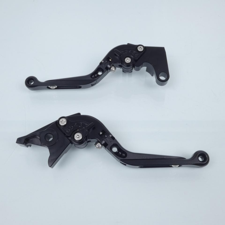 Levier de frein droit Myra pour moto Yamaha YZF R6 de 1999 à 2004 en aluminium noir