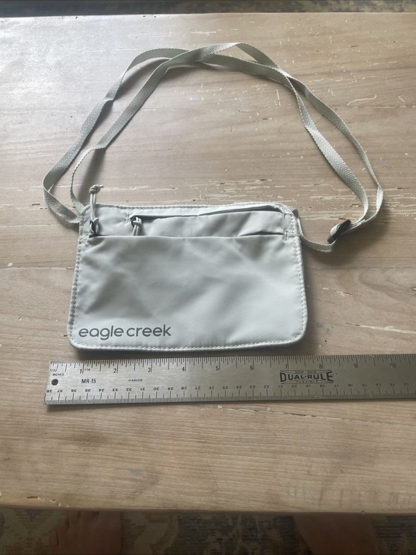 Eagle Creek Undercover RFID Blocking Neck Wallet White