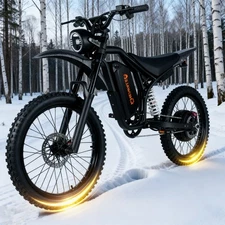 20" FAT TIRE ADULTS ELECTRIC BIKE 6000W 60MPH 60V  32AH MOUNTAIN EBIKE Cheevalry