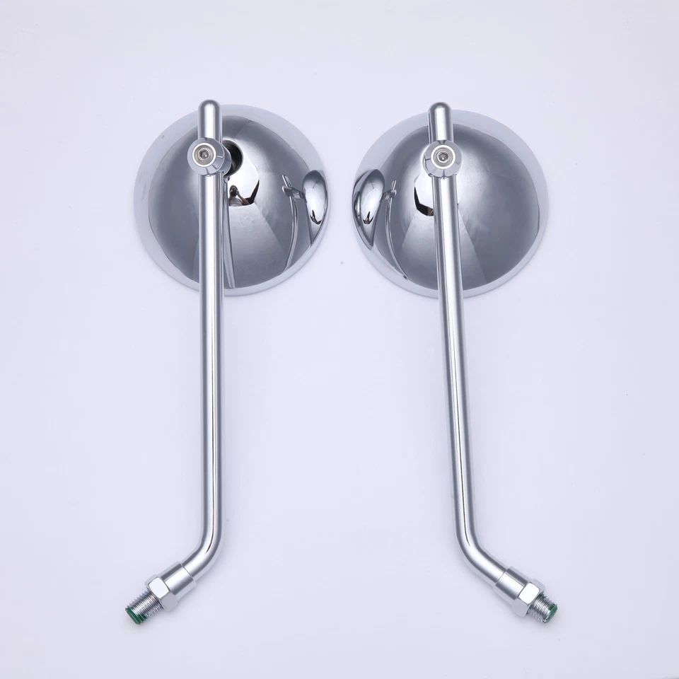 Espejos retrovisores laterales redondos cromados para Mg TD TC TF TB TDC Midget convertible Foto 3 de 4