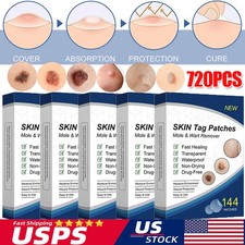 720pc Skin Tag Remover Patches Quick Effective Mole and Wart Pad Removal Sticker