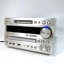 Onkyo FR-N7NX Amplifier Center Unit Silver Used CD MD Playback Tested