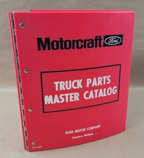 Vintage 1980 Ford Motorcraft Truck Master Parts And Accessories Catalog FoMoCo