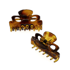 Paris CP2608/2 French Hair Clip for Women, Set of 2 Small 1 inch Girls Hair Claw