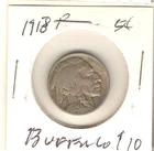 1918-P Buffalo Nickel Tough Date! No reserve .99 cents starting bid S/H combined