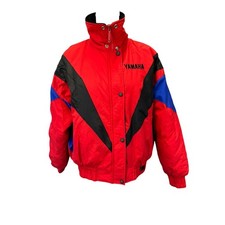 "YAMAHA", Vintage, Womens Sportswear, Racing, Snowmobile, Jacket, Size L