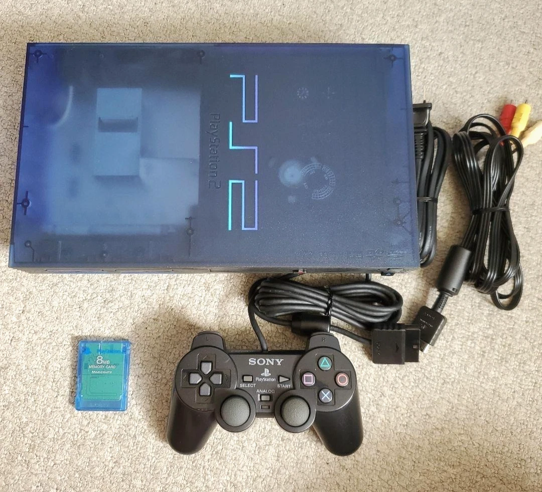 Sony PlayStation 2 Blue Video Game Home Consoles for sale | eBay