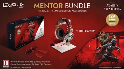 Lexip x Ubisoft Assassins Creed Shadows Mentor Bundle PS5 Code in Box NEU SEALED