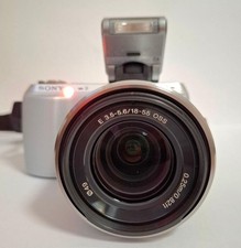 Sony NEX-C3K Mirrorless Digital Camera Silver Excellent Condition