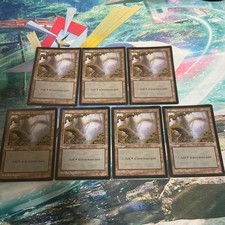 APAC Magic: The Gathering Land Swamp Card Set of 7 - Excellent Condition