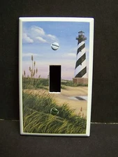 CAPE HATTERAS LIGHTHOUSE  #1   LIGHT SWITCH COVER OR OUTLET COVER MULTIPLE SIZES