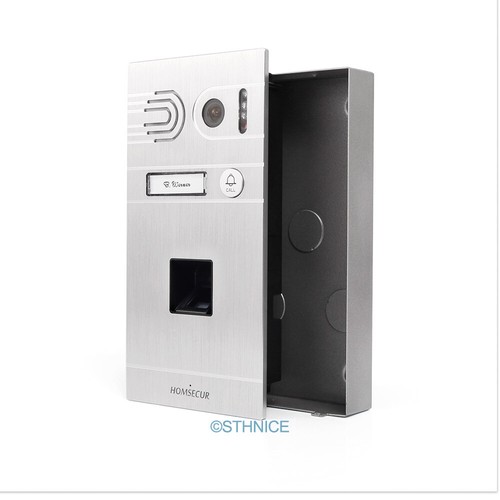 HOMSECUR 4 Wire Video Doorphone Entry Intercom Touch Screen Auto Phone Doorbell - Picture 24 of 38