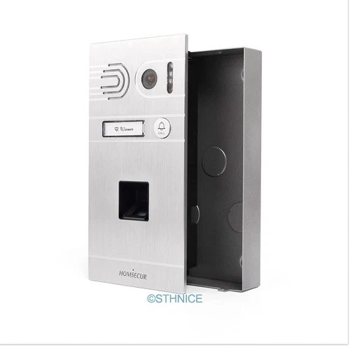 HOMSECUR 4 Wire Video Doorphone Entry Intercom Touch Screen Auto Phone Doorbell