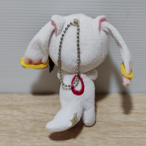 Puella Magi Madoka Magica Homura Akemi Kyubey Costume Plush Toy keychain 4.5" - Picture 4 of 5