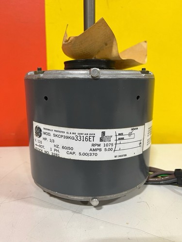 BRANDNEU General Electric / GE 5KCP39KG Gebläsemotor 1/3 PS, 115 VAC, 1075 U/min - Bild 2 von 4