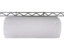 Wire Shelving Commercial Grade Paper Towel Holder Chrome Steel With 6 S-Hooks