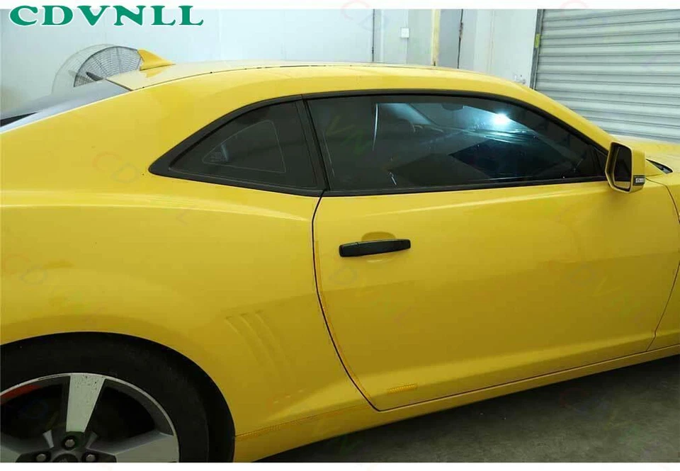 For Chevrolet Camaro 2010-2015 Bright Black Exterior Side Door Handle Frame Trim - Image 3 of 4