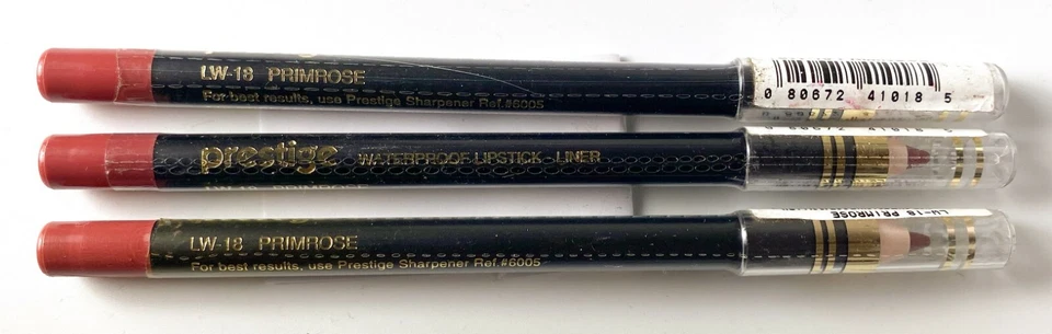 NEW (3) Prestige Waterproof Lipliner - YOU CHOOSE SHADE - Made in Germany- RARE! - Image 2 of 3