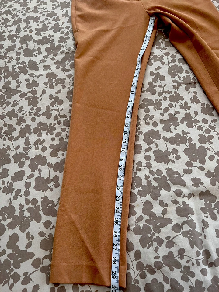 Pantalón de vestir Robert Rodriguez marrón camel para mujer talla 2 Foto 2 de 4