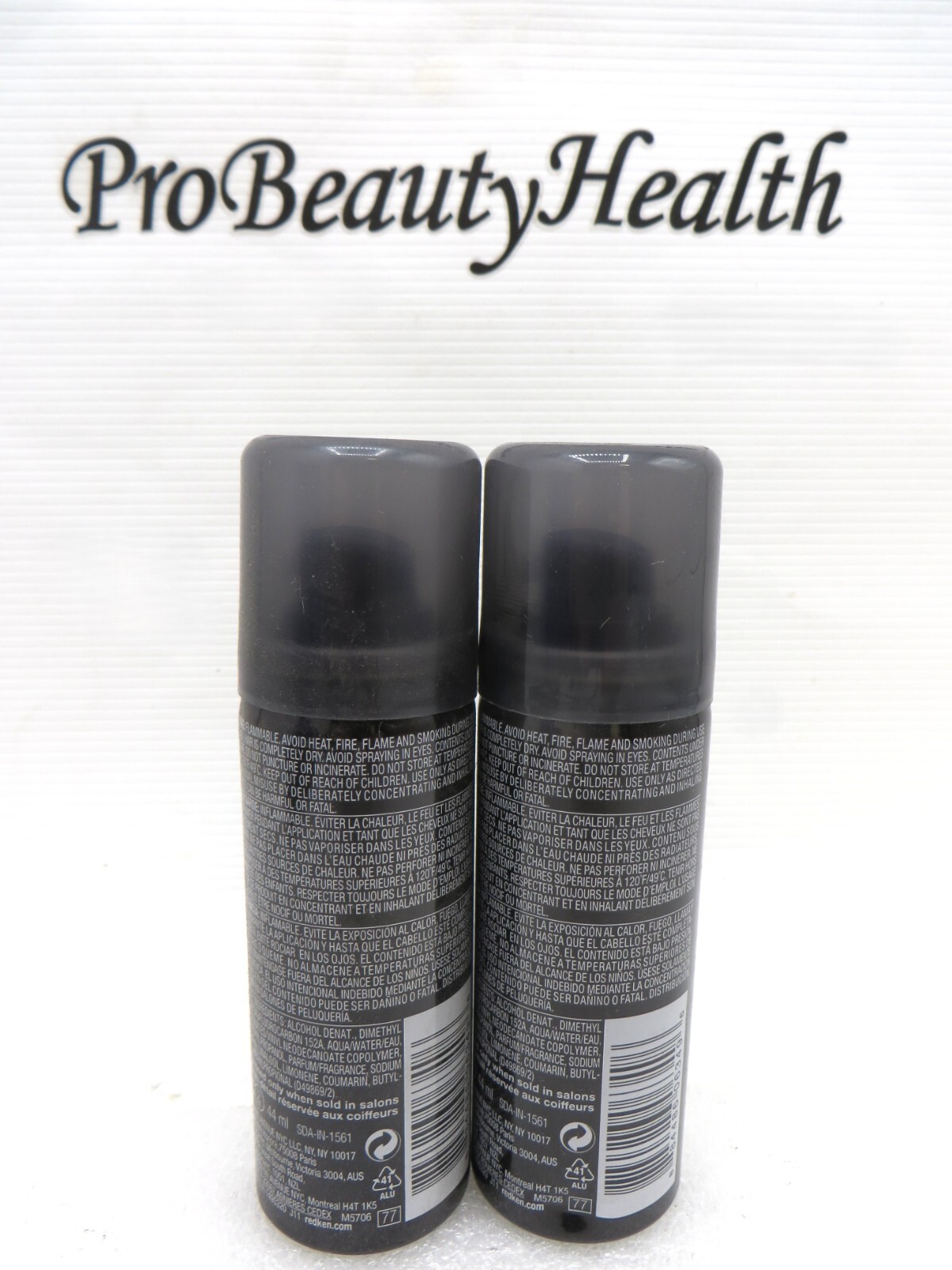 REDKEN 15 QUICK TEASE Backcombing Finishing Spray 1.3 oz 2 bottles travel size!