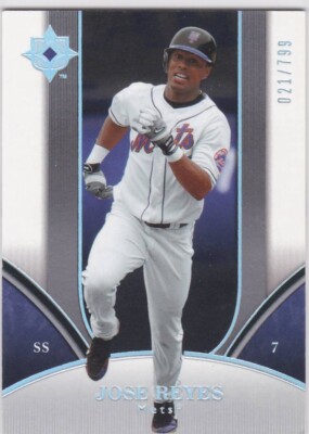 2006 (METS) Ultimate Collection #60 Jose Reyes /799 Free Shipping!