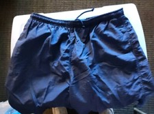 Towncraft Men's Sz L Dark Blue Drawstring Swim Trunks