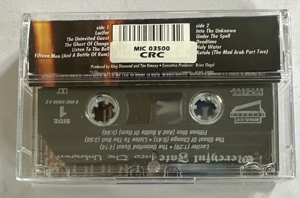 Mercyful Fate Into The Unknown  Cassette Tape 1996 Years Metal Blade Heavy Metal - Image 3 of 4