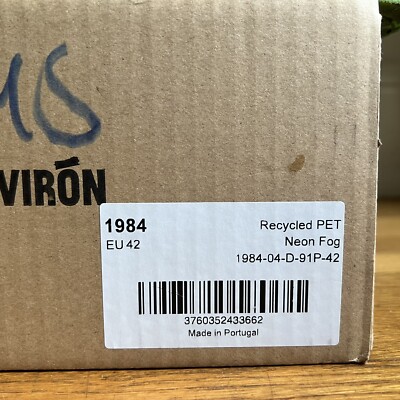 ❇️ RARE Viron 1984 Neon Fog Slide on Shoes UK 8 EU 42 US  display picture 1