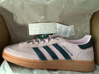 Adidas Handball Spezial Clear Pink Arctic Night US Women's 9.5/Men 8.5 NEW