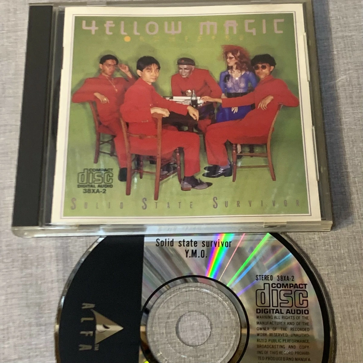 YMO Solid State Survivor JAPAN CD 38XA-2 1984 Smooth jewel case