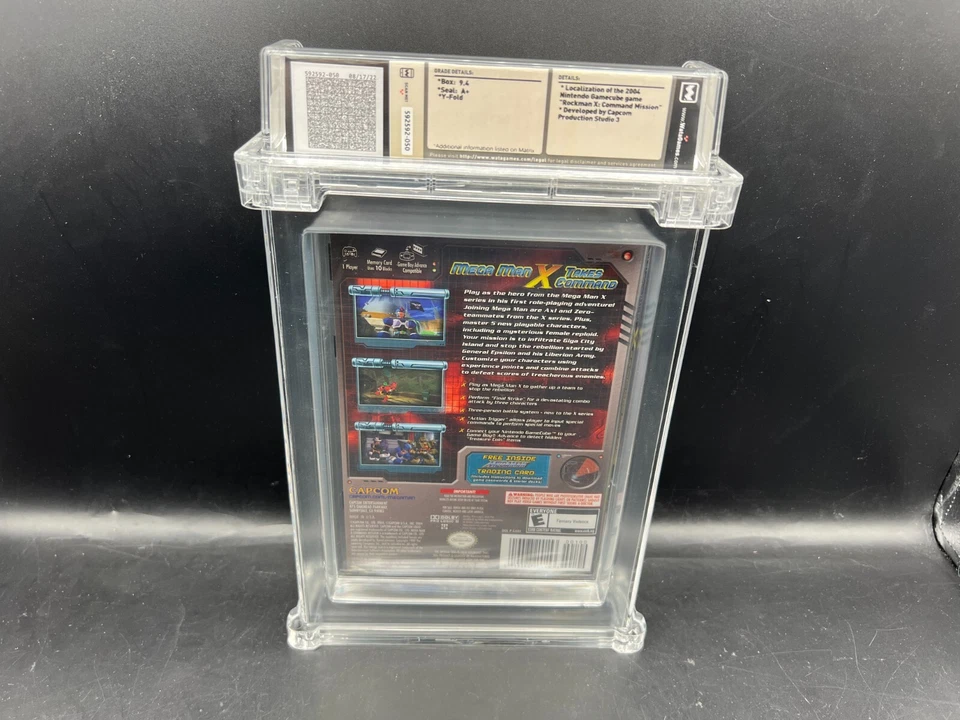 Mega Man X: Command Mission GameCube WATA 9.4 A+ FACTORY SEALED MINT VGA - Image 2 of 4