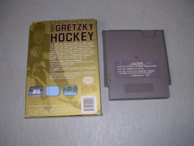 WAYNE GRETZKY HOCKEY (Classic Nintendo NES) Game & Box, No Manual a