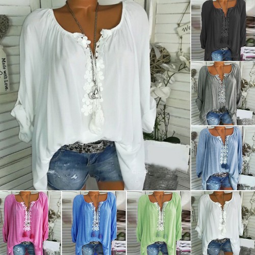 Plus Size Womens Boho Floral Long 