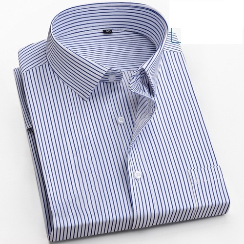 Mens Dress Shirts Short Sleeves Formal Business No Iron Strips Casual Shirts Top - Picture 7 of 24