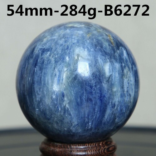 B6272-54mm-284g Natural kyanite ball quartz crystal sphere crystal healing - Picture 5 of 12
