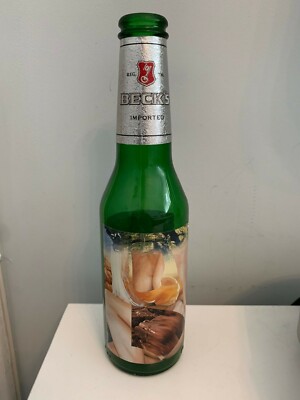 Jeff Koons sehr seltenes Becks Flaschenkunstwerk
