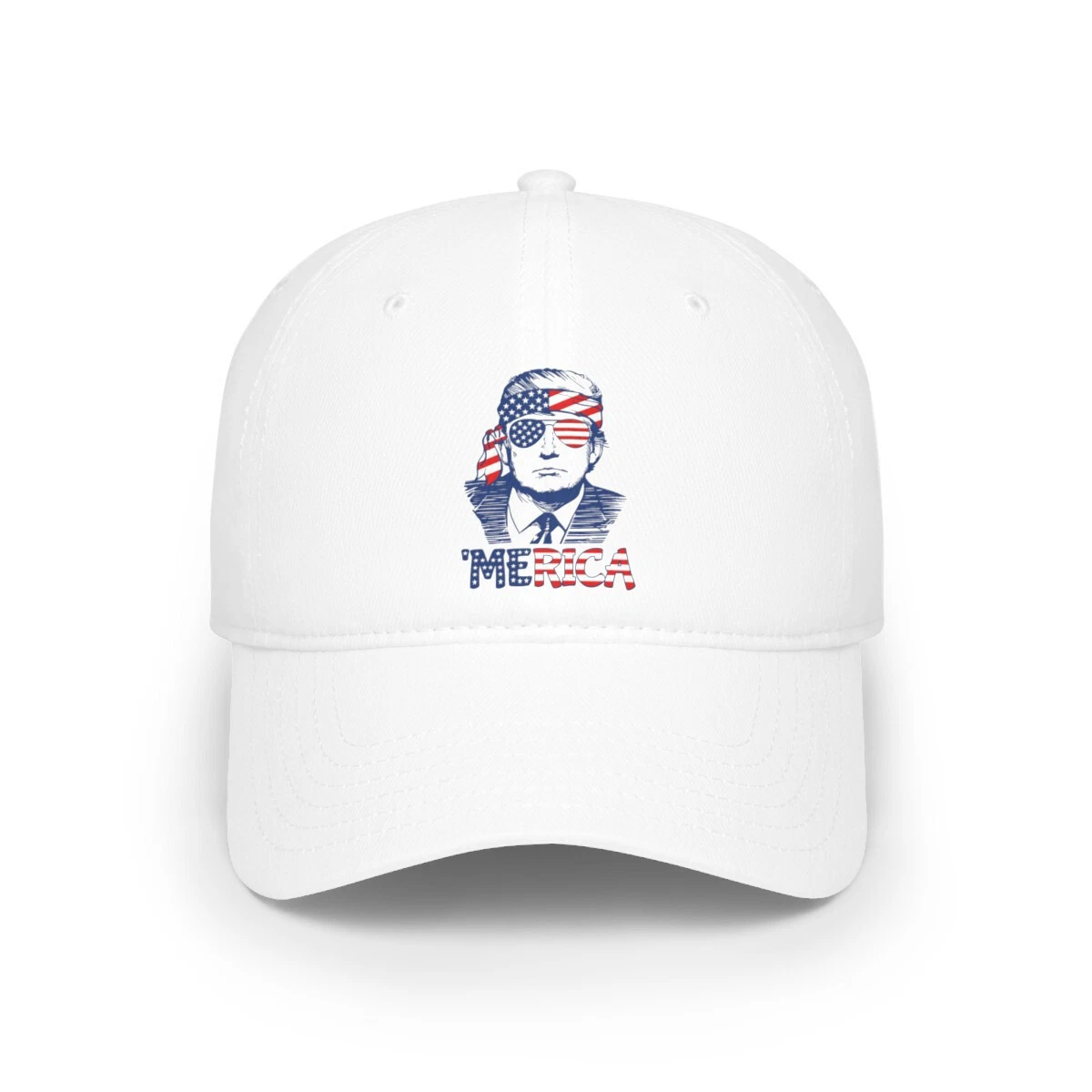 TRUMP Merica USA Flag President Donald J Trump United States of America Low